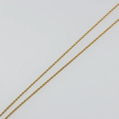 Christian Dior CD Round Pendant Metal, Gold, Metal, Necklace