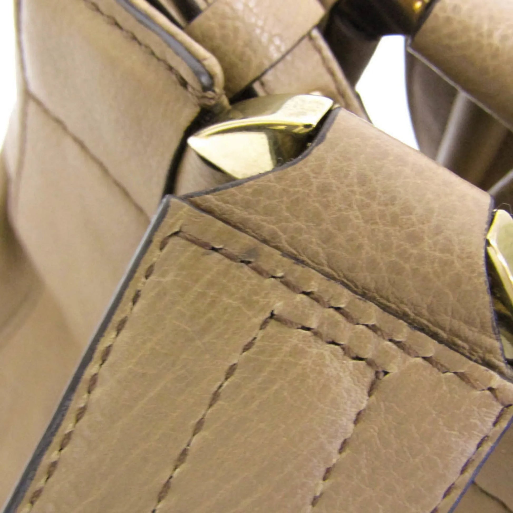 Chloe Vintage Leather, Brown, Leather, Handbag