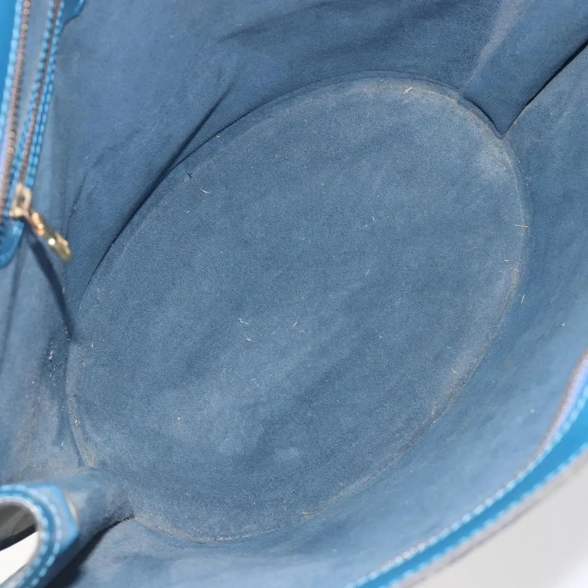 Louis Vuitton Saint Jacques Epi, Blue, Leather, Shoulder Bag