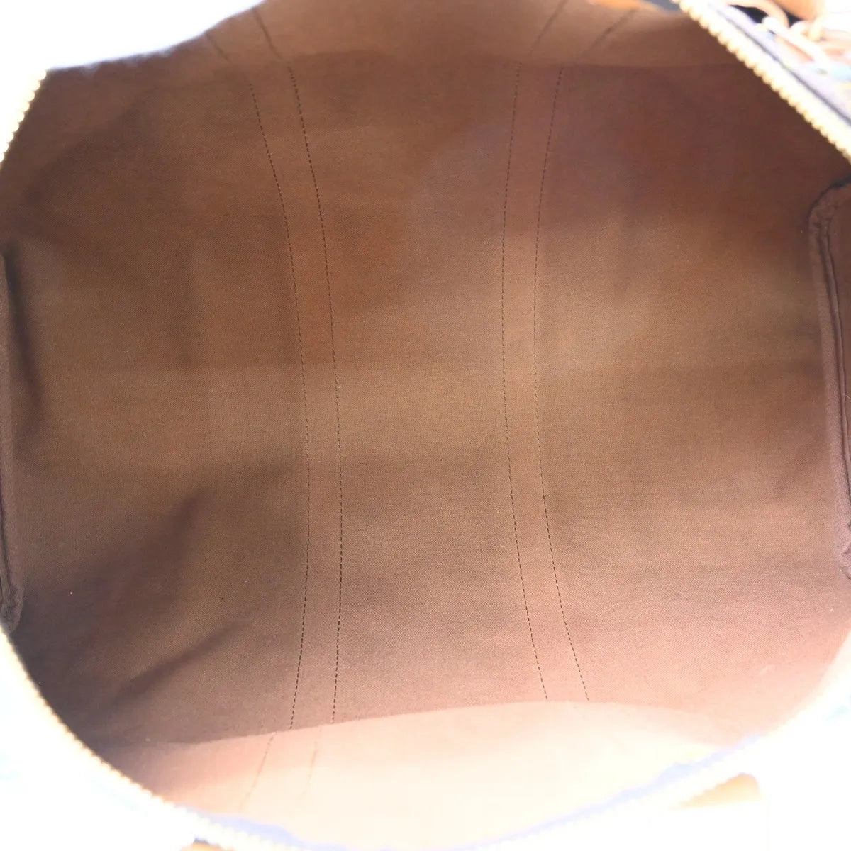 Louis Vuitton Keepall Monogram, Brown, Canvas, Travel Bag