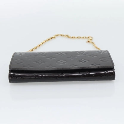 Louis Vuitton Sarah Chain Monogram Vernis, Burgundy, Patent Leather, Clutch