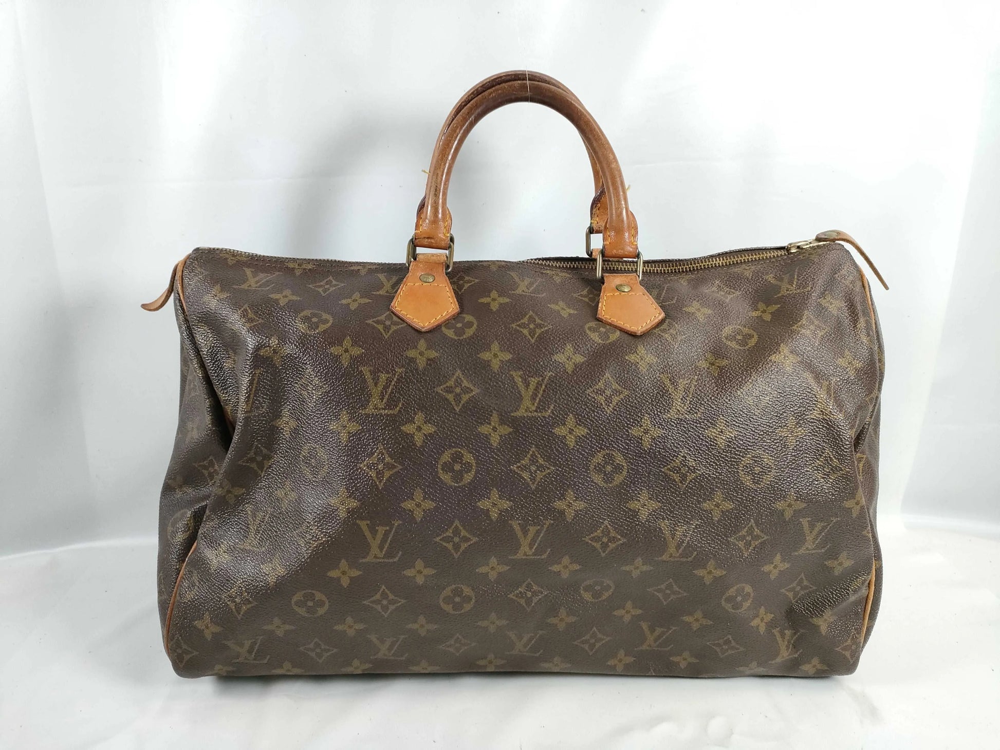 Louis Vuitton Speedy Monogram Canvas, Brown, Canvas, Handbag