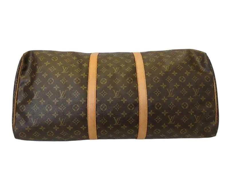 Louis Vuitton Keepall Monogram Canvas, Brown, Canvas, Travel Bag