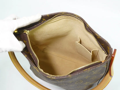 Louis Vuitton Monogram Looping Monogram Canvas, Brown, Canvas, Shoulder Bag