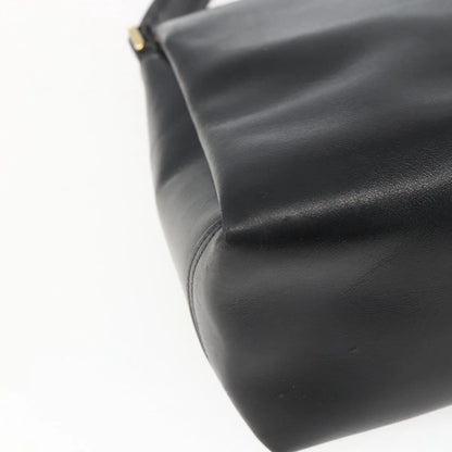 Gucci Vintage Leather, Black, Leather, Handbag