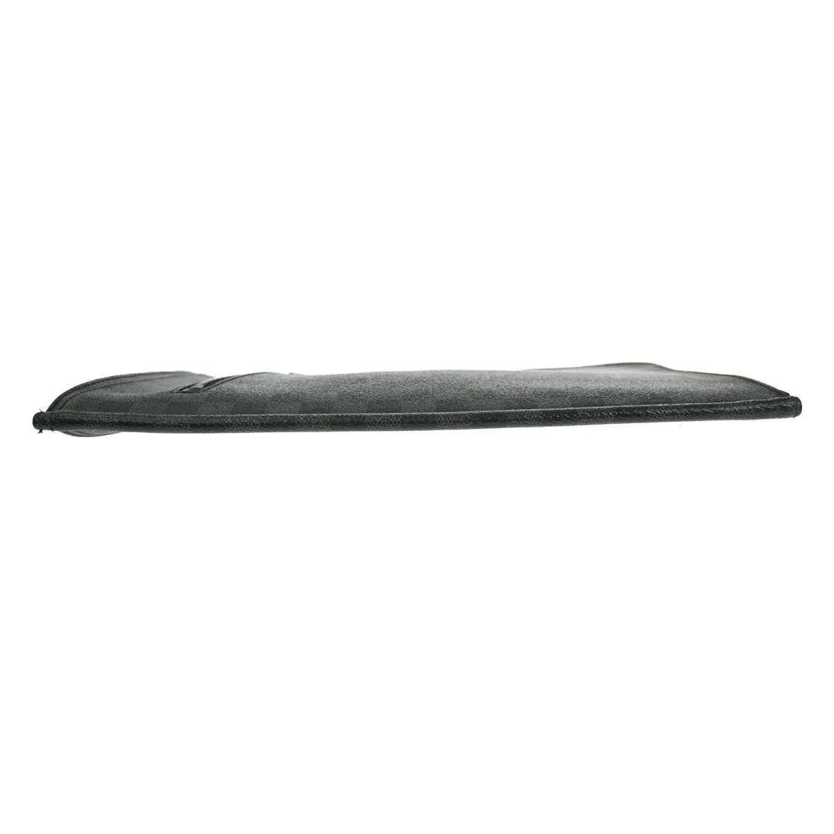 Louis Vuitton Poche Documents Damier Graphite, Gray, Canvas, Clutch