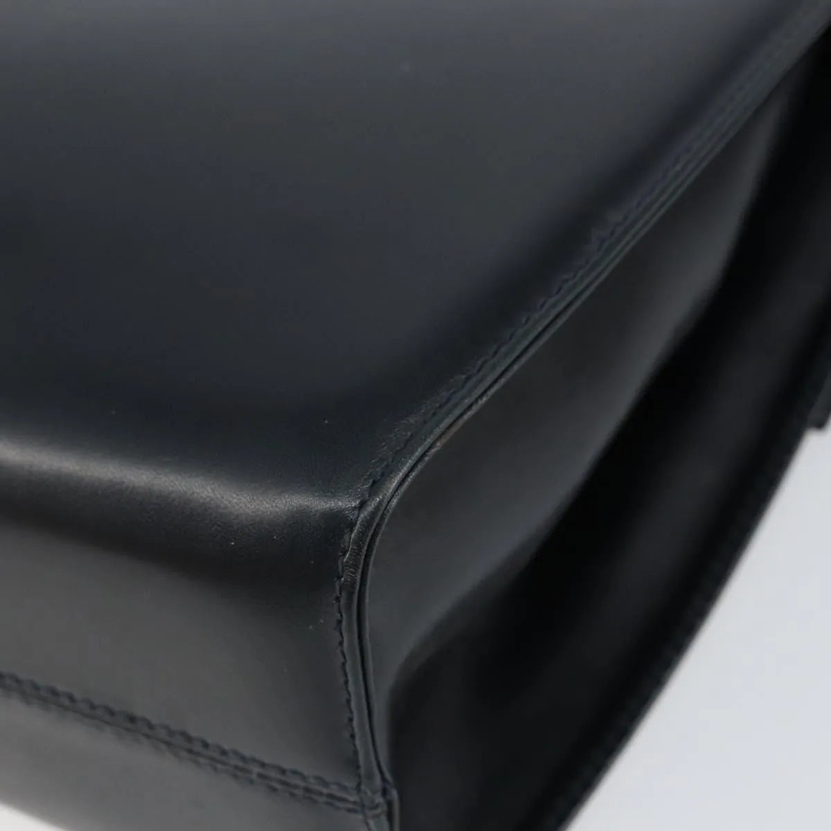 Salvatore Ferragamo Gancini Leather, Black, Leather, Shoulder Bag
