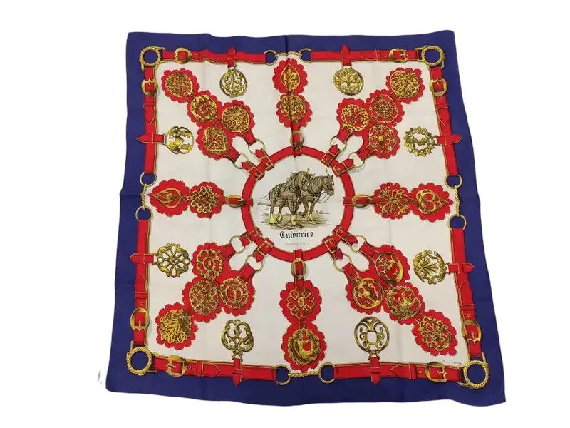 Hermes Carré 90 Silk multicolor, Multicolour, Silk, Scarf