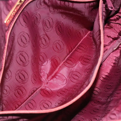cartier Tasseled Must de Cartier Leather, Beige, Leather, Shoulder Bag