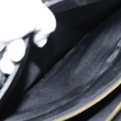 Saint Laurent Vintage Leather, Black, Leather, Tote Bag