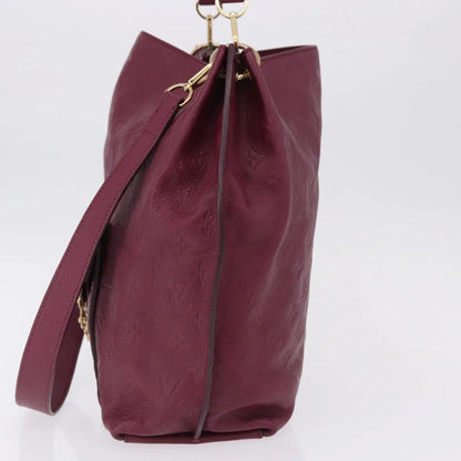Louis Vuitton Metis Hobo Monogram Empreinte Leather, Burgundy, Leather, Handbag
