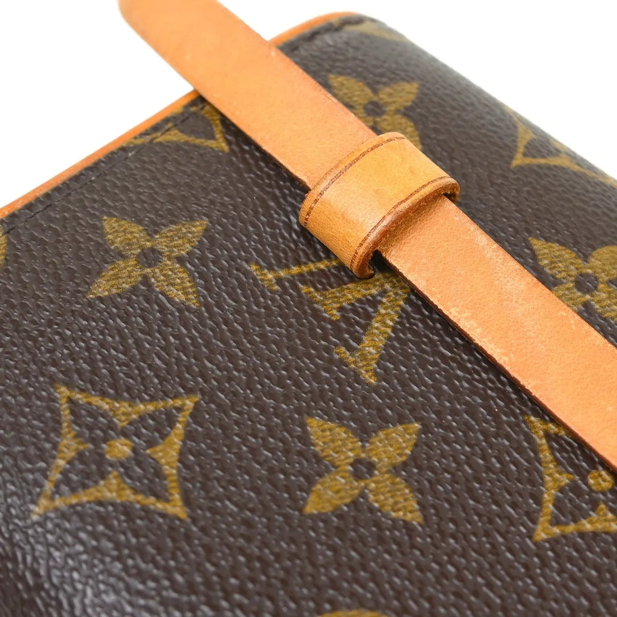 Louis Vuitton Florentine Canvas, Brown, Canvas, Clutch