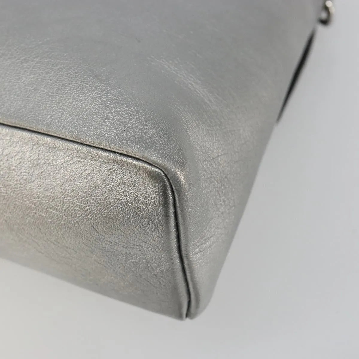 Louis Vuitton Love Note Chain Clutch Leather, Silver, Leather, Shoulder Bag