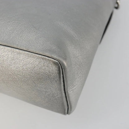 Louis Vuitton Love Note Chain Clutch Leather, Silver, Leather, Shoulder Bag