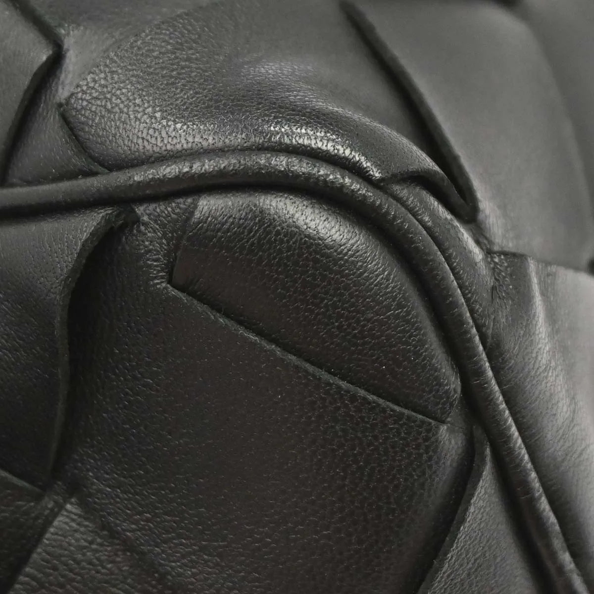 Bottega Veneta Zip Clutch Leather with Intrecciato Snakeskin Detail, Black, Leather, Clutch