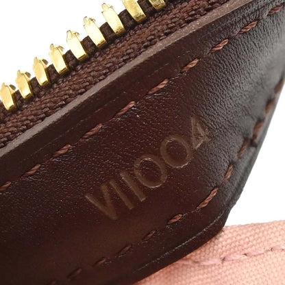 Louis Vuitton Joséphine Mini Lin, Burgundy, Canvas, Handbag