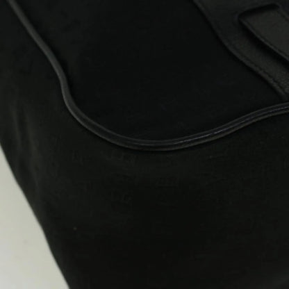 Bvlgari Vintage Canvas, Black, Canvas, Tote Bag