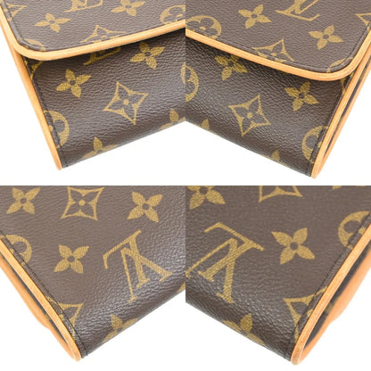 Louis Vuitton Twin Monogram Canvas, Brown, Canvas, Clutch