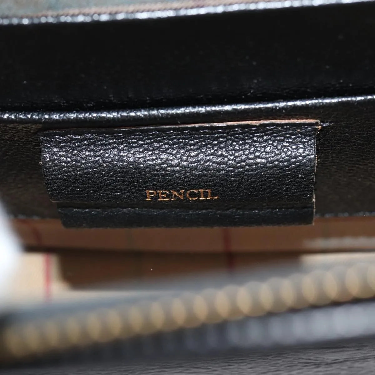 Burberry Vintage Leather, Black, Leather, Clutch