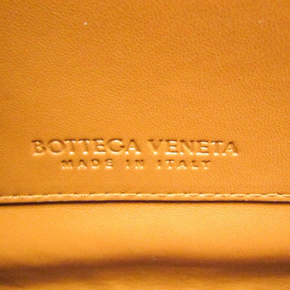 Bottega Veneta Mount Leather, Orange, Leather, Shoulder Bag
