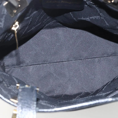 Salvatore Ferragamo Vintage Nylon, Black, Nylon, Tote Bag