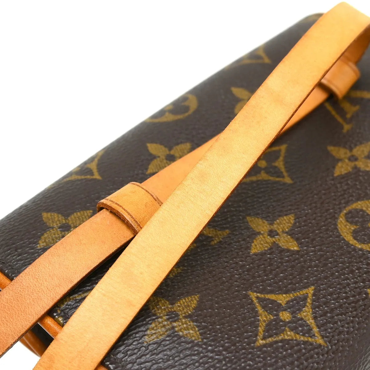 Louis Vuitton Florentine Canvas, Brown, Canvas, Clutch