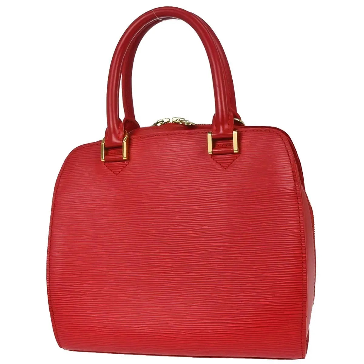 Louis Vuitton Pont Neuf Epi, Red, Leather, Handbag