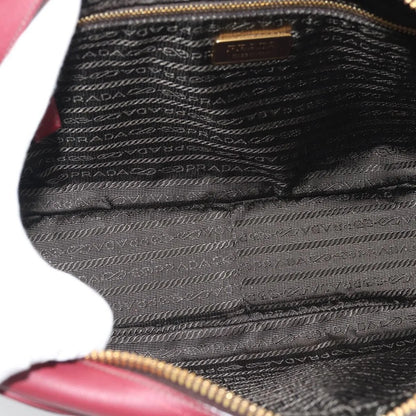 Prada Bauletto Saffiano Leather, Red, Leather, Handbag