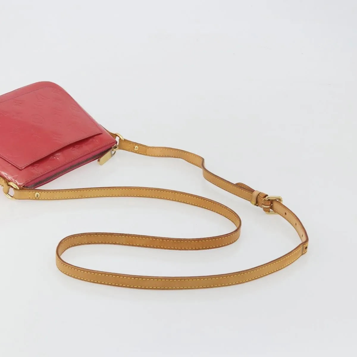 Louis Vuitton Minna Street Monogram Vernis, Pink, Patent Leather, Shoulder Bag
