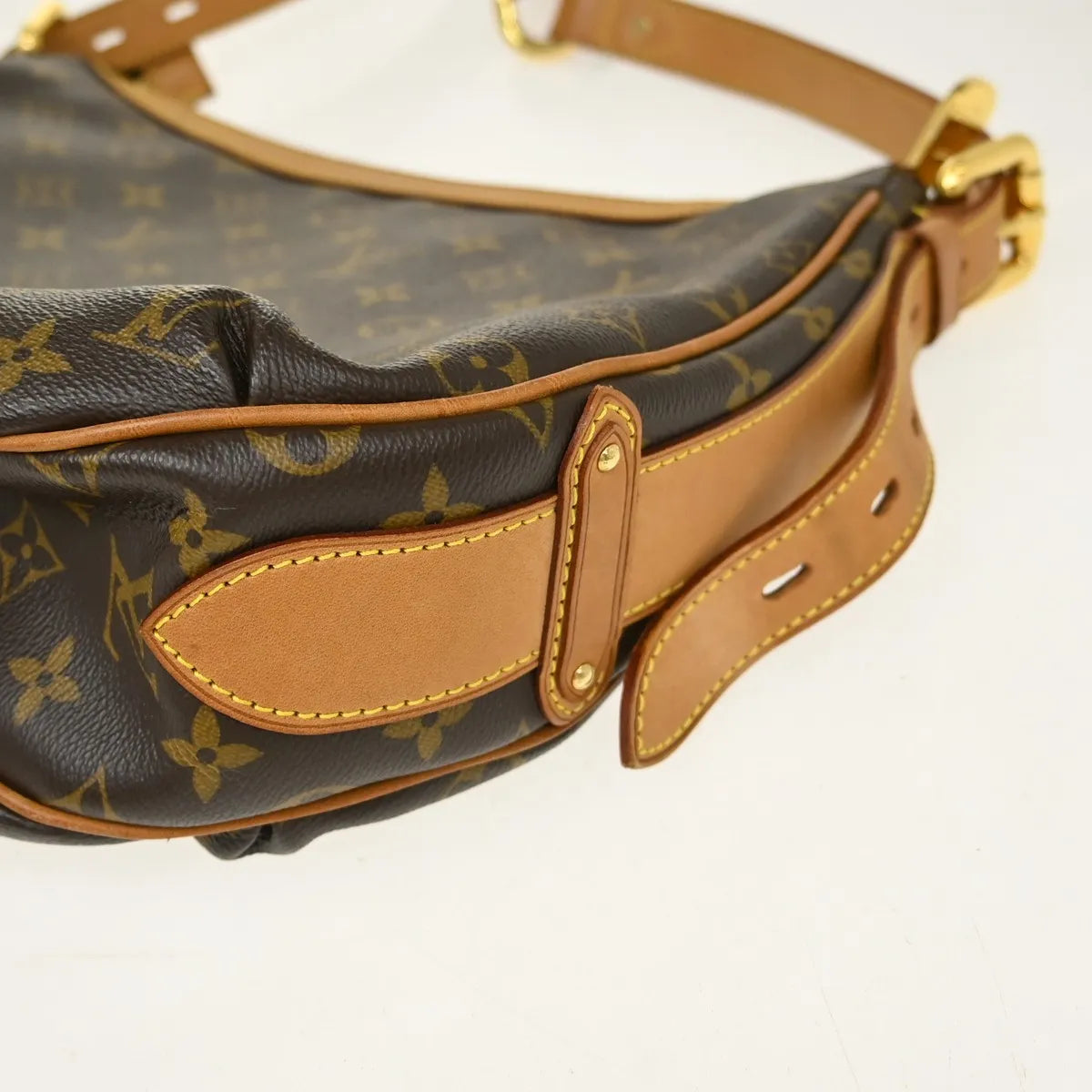 Louis Vuitton Tulum Monogram Canvas, Brown, Canvas, Shoulder Bag
