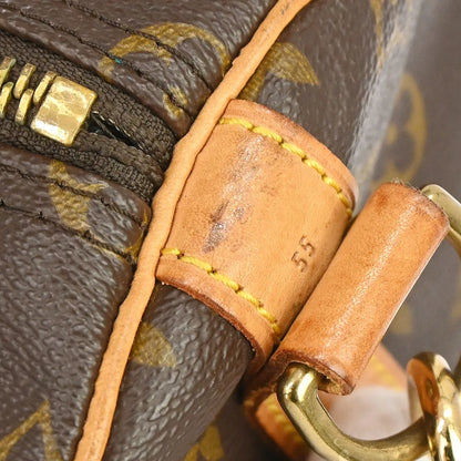 Louis Vuitton Keepall Monogram, Brown, Canvas, Travel Bag