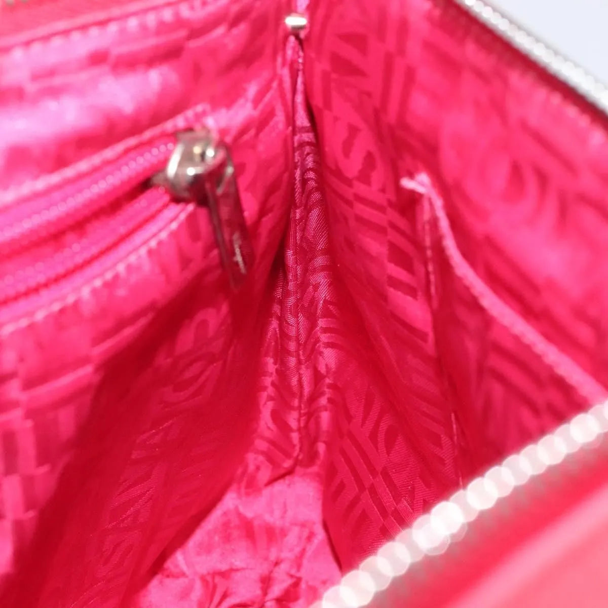 Salvatore Ferragamo Gancini Leather, Pink, Leather, Shoulder Bag
