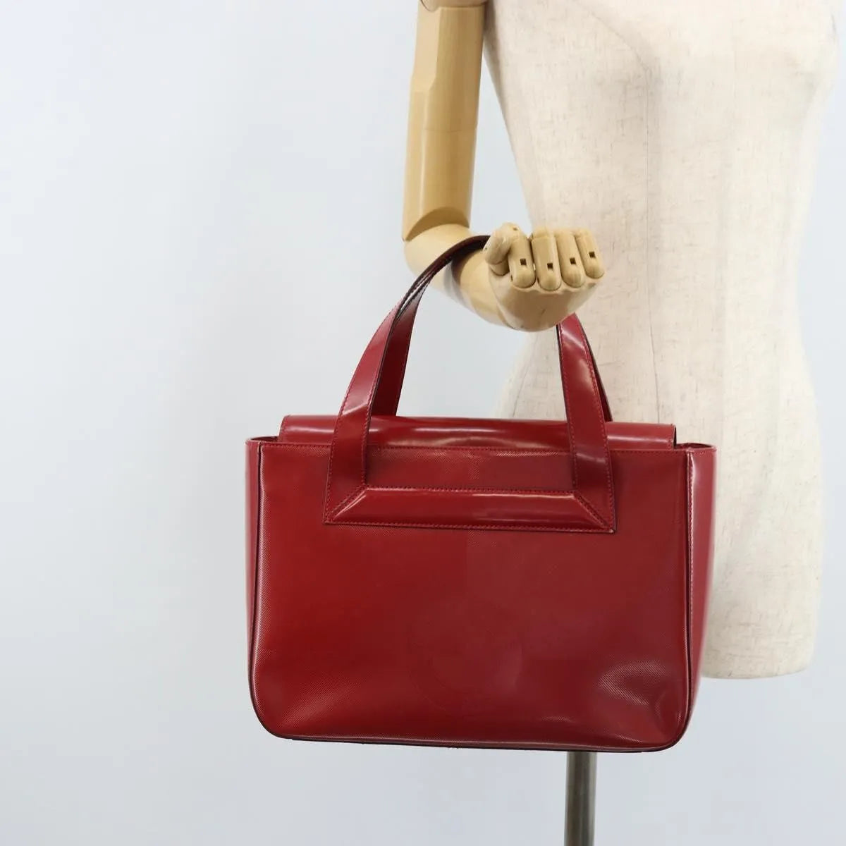 Celine vintage Leather, Red, Leather, Handbag