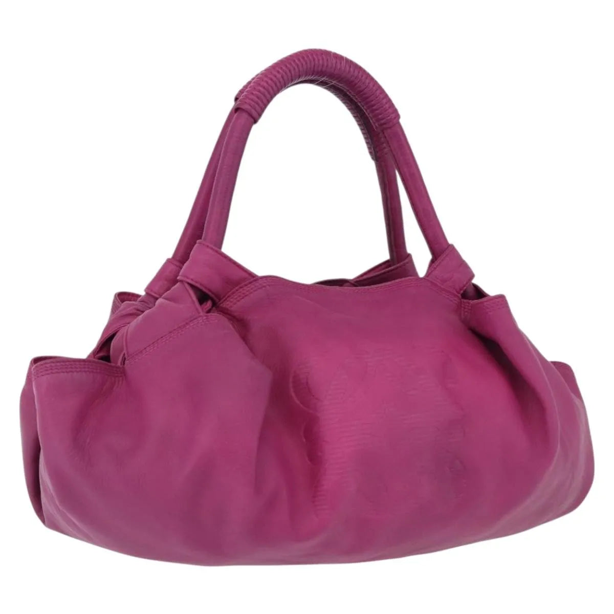 Loewe Anagram Logo Nappa Aire Hand Leather, Pink, Leather, Handbag