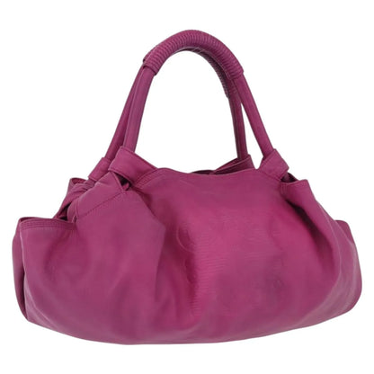 Loewe Anagram Logo Nappa Aire Hand Leather, Pink, Leather, Handbag