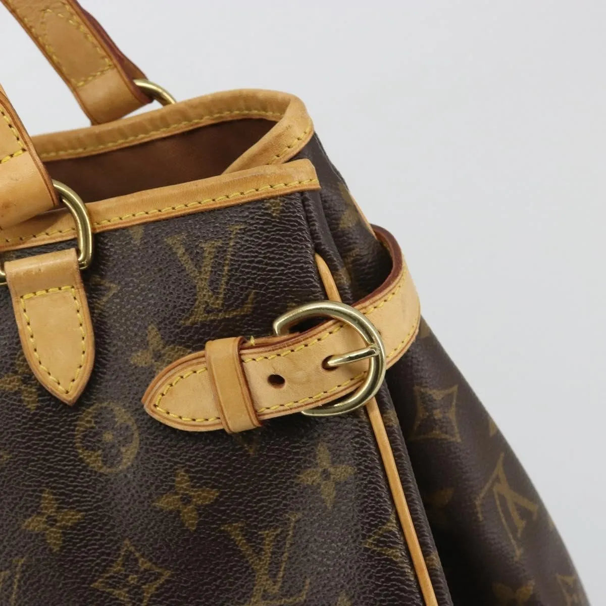 Louis Vuitton Batignolles Monogram Canvas, Brown, Canvas, Shoulder Bag