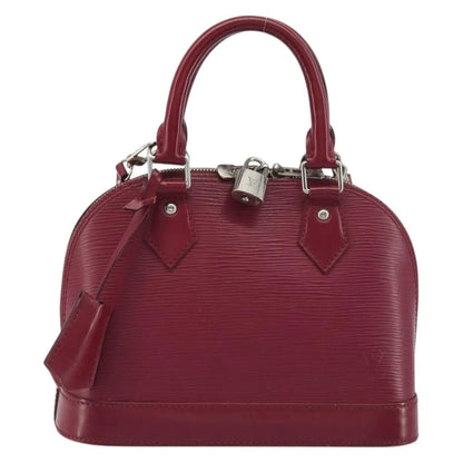 Louis Vuitton Alma Epi, Pink, Leather, Handbag