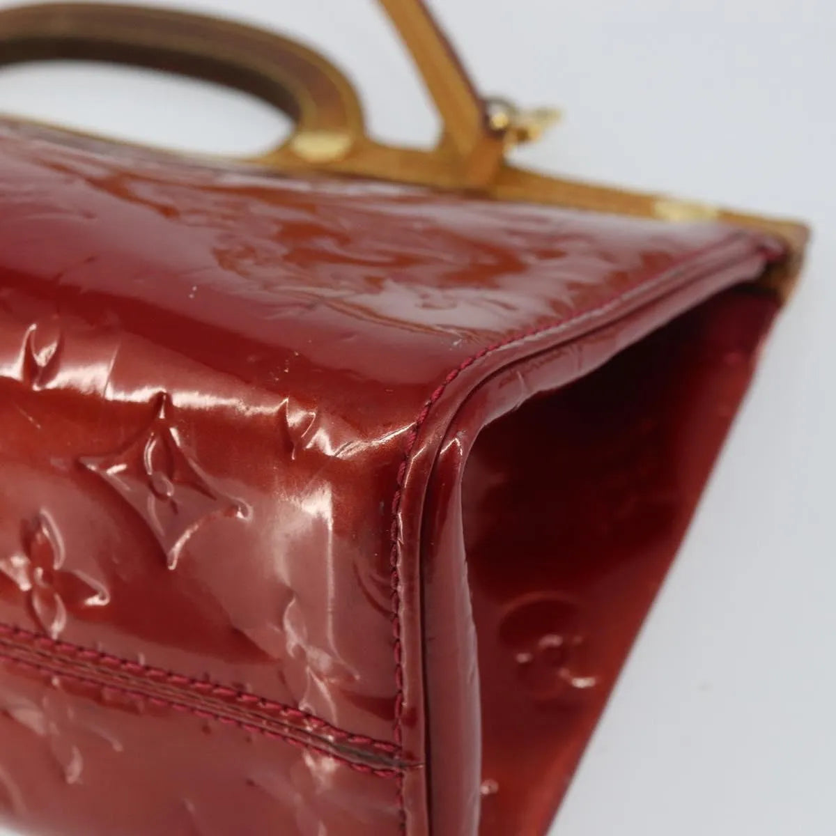Louis Vuitton Roxbury Drive Monogram Vernis, Red, Patent Leather, Handbag