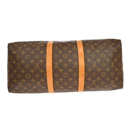 Louis Vuitton Keepall Monogram Canvas, Brown, Canvas, Travel Bag