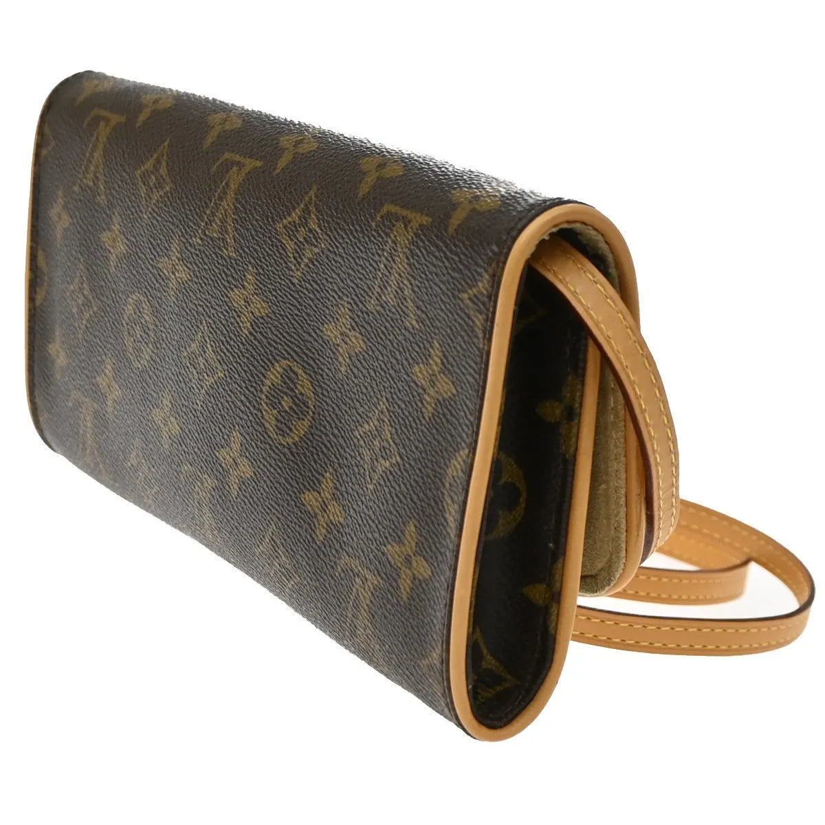 Louis Vuitton Twin Monogram, Brown, Leather, Clutch
