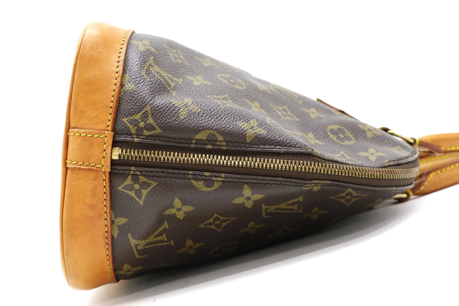 Louis Vuitton Vintage Alma Monogram Canvas, Brown, Canvas, Handbag