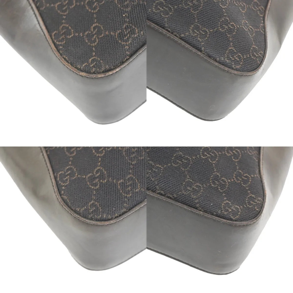 Gucci Vintage GG Coated Canvas, Brown, Canvas, Shoulder Bag