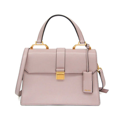 Miu Miu Madras Convertible Compartment Top Handle Leather, Pink, Leather, Handbag