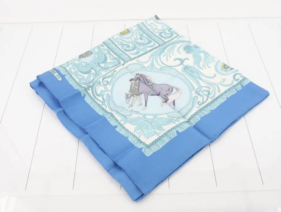 Hermes Carré 90 Silk multicolor, Multicolour, Silk, Scarf