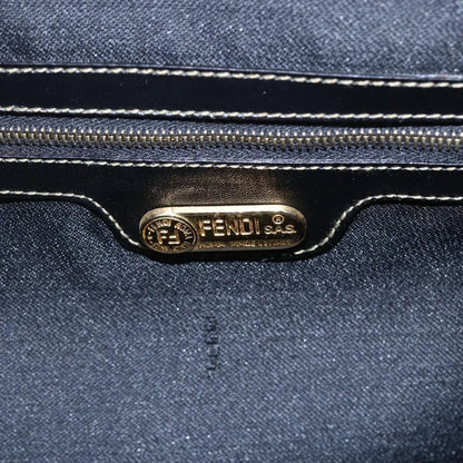 Fendi Vintage Pequin Logo Coated Canvas, Brown, Canvas, Backpack