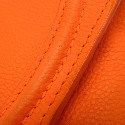 Celine Multicolor Luggage Leather, Orange, Leather, Handbag