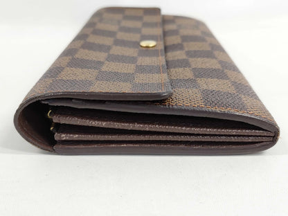 Louis Vuitton Zippy wallet vertical Damier Graphite, Brown, Canvas, Wallet