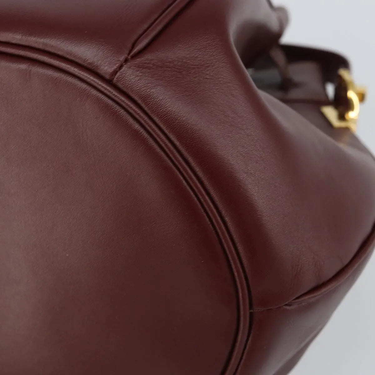 cartier Must de cartier Leather, Burgundy, Leather, Shoulder Bag
