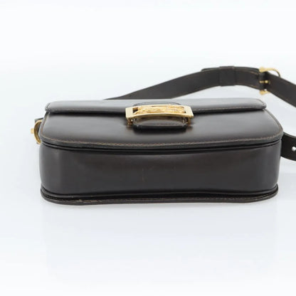 Celine Horse Carriage Leather, Brown, Leather, Shoulder Bag