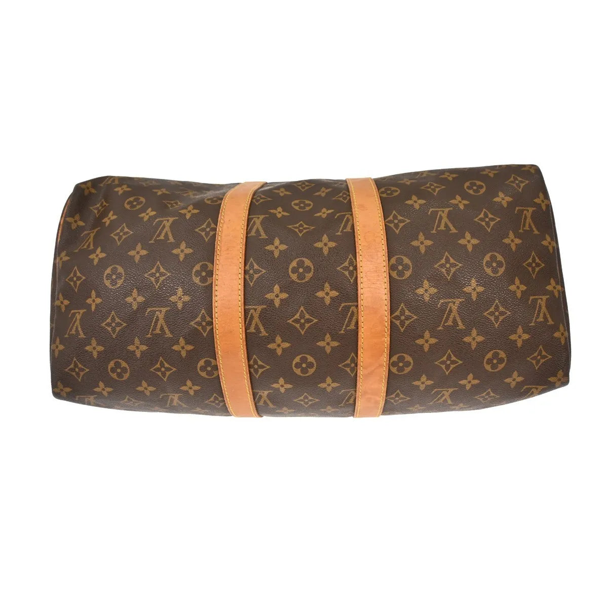 Louis Vuitton Keepall Monogram Canvas, Brown, Canvas, Travel Bag